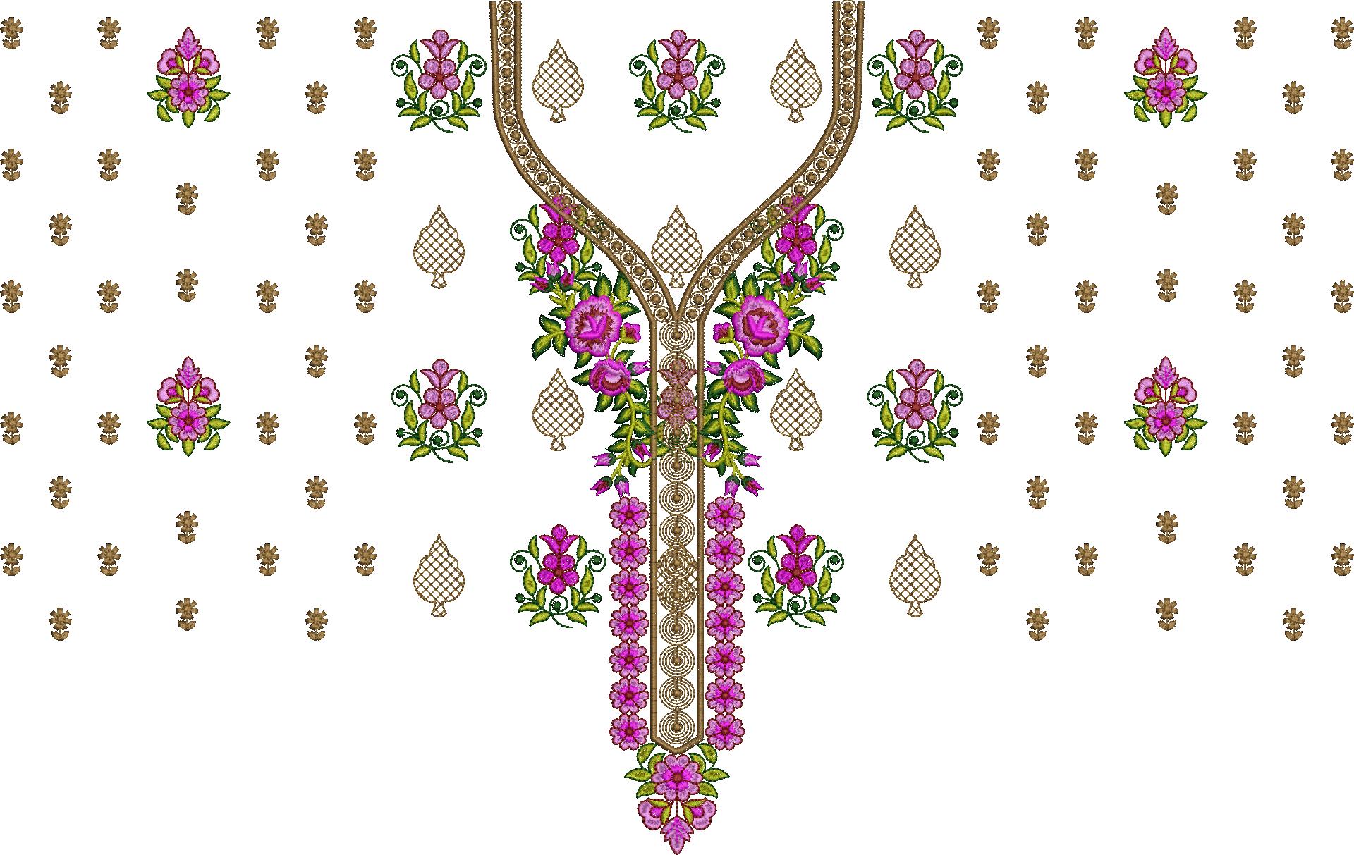 Pakistani Embroidery Designs Dress For Salwar Kameez (58)